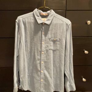 New Men’s XL Tommy Bahama Jeans chambray button down shirt